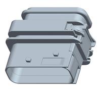 Morsettiera per CS TE Connectivity HDSCS, MCP Totale poli 4 1-1564534-1 1 pz.