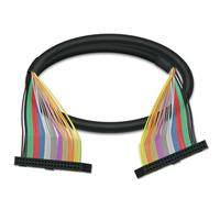 Morsettiera PLC Cavo prolungato IDC40 di grado industriale for cavo rotondo breakout bBoard con preassemblaggio(HL-IDC40-FF-5M)