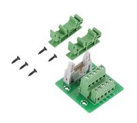 Morsettiera PLC Interfaccia PLC con connettore for morsettiera for scheda breakout con intestazione maschio IDC10P a 10 pin con staffa(1pc)