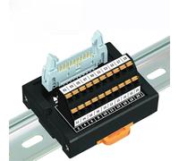 Morsettiera PLC Modulo morsettiera connettore spostamento isolante mini scheda breakout IDC20(HL-IDC20-Mini black)