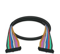 Morsettiera PLC Scheda breakout del modulo di interfaccia con intestazione maschio doppia IDC26 passo 2,54 mm for montaggio su guida DIN(1M Cable)