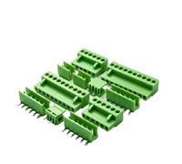 Morsettiera plug-in HT396 set 10/50/100 | Spina da 3,96 mm HT396V Basetta perno dritto HT396R Basetta perno ad angolo retto 2-10P(L-type Pin-green-10,5 Pin)