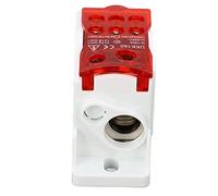 Morsettiera Rail DIN, 690 V 160 A, coperchio trasparente PA66 (rosso)