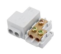 Morsettiera splitter ad alta potenza da 4 pezzi, connettore parallelo uno/due/tre ingressi a 2/4/6 uscite, conduttore in ottone(Style 3)