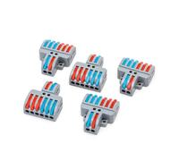 Morsettiere 2 ingressi 6 uscite (5 pz.) per collegamento elettrico e distribuzione del segnale.
