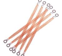 Morsettiere 300mm cavo di messa a terra Portata del ponticello Filo for supporti for cavi e di distribuzione di sicurezza 5PCS di trasporto Kit barra di messa a terra terminale