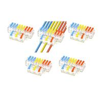 Morsettiere a innesto rapido serie SPL 32A, confezione da 10/5 connettori rapidi for circuiti in serie/parallelo, 250 V, 0,08-4 mm² Striscia di connessione(3 in 9 out/5 pcs)