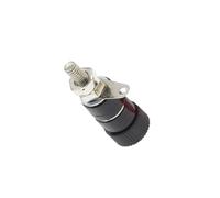 Morsettiere Binding Post da 10 pezzi 4MM connettore spina a Banana/presa presa di prova terminale amplificatore M4(S Black)