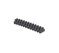 Morsettiere elettriche | Barriere di collegamento terminale | Connettore rapido morsetto per cavo elettrico | Barretta 2,5 mm Bulk | 704020, Nero Bulk, 2,5 millometro quadrato