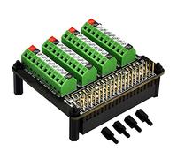 Morsettiere, LED di Stato GPIO RPi e Cappucci a Scoppio per Morsettiera per Raspberry Pi A+ 3A+ B+ 2B 3B 3B+ 4B