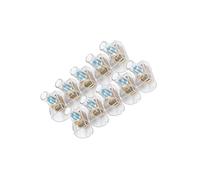 Morsettiere trasparenti PC5 (2,5 mm) - 2 pezzi per blister, ideali per collegamenti elettrici e progetti elettronici.