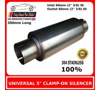 Morsetto 5" x 8" sul corpo della scatola di scarico del silenziatore in accia...