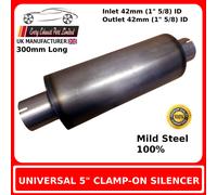 Morsetto 5" x 8" sul corpo della scatola di scarico del silenziatore in accia...