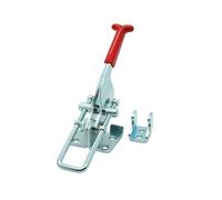 Morsetto a bilanciere 1 pinza a bilanciere a fermo 163 kg/318 kg, braccio con filettatura interna, base a flangia, sgancio rapido (SS400-163 kg)