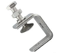 Morsetto a C in acciaio inox con vite di posizionamento regolabile e telaio resistente, progettato per saldatura, incollaggio e fissaggio nella lavorazione dei metalli (1 pezzo)