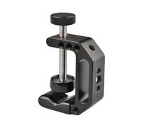 Morsetto a C in alluminio con fori per viti da 1/4"-20 e 3/8"-16 Supporto per batteria Clip Supporto per fotocamera desktop