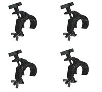 Morsetto a C in alluminio da 10 pezzi, resistente, 50 kg, adatto for tralicci da 48-51 mm, gancio di montaggio rapido for luci Beam Light DJ Fixture(Black color)