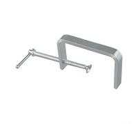 Morsetto a C in lega di acciaio, 50-100 mm, resistente per lavorazione del legno, metallo, pietra e plastica, taglio, foratura e fissaggio in officina o progetti fai da te domestici (0-100 mm)