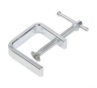 Morsetto a C in lega di acciaio, 50-100 mm, resistente per lavorazione del legno, metallo, pietra e plastica, taglio, foratura e fissaggio in officina o progetti fai da te domestici (0-50 mm)