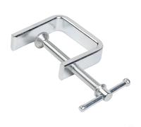 Morsetto a C per la lavorazione del legno, plastica, metallo e pietra, gamma da 50 mm a 100 mm, morsetto a forma di G in acciaio legato con filettatura liscia, 1 confezione (0-50 mm)