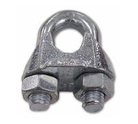 Morsetto A Cavallotto Zincato Filetto 6 mm Ø interno 1/4" Conf. 100 pz