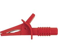 Morsetto a clip isolato Connettore 4 mm CAT II 1000 V CAT III 600 V Rosso Cliff CRC/01 RED