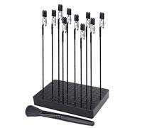 Morsetto a Coccodrillo a Filo Metallico con Base di Supporto, 10 Pezzi Foto di Coccodrillo, Nota Clip per Appunti per Carta Fotografica Nota Graffetta Fai da Te