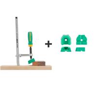 Morsetto a coda di rondine MicroJig AP incl. tappi di ricambio small yellow