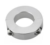 Morsetto a collare for albero diviso doppio zincato Lega di alluminio resistente, anelli fissi for macchinari e industria(25mm)
