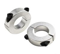 Morsetto a doppia divisione per alberi con diametro interno da 20 mm a 30 mm, morsetto in due pezzi con vite M6 DIN 912 per un posizionamento accurato (20 mm)