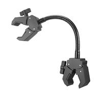 Morsetto a doppia U per fotografia, con collo d'oca flessibile per tenere fotocamere, luci, microfoni in varie posizioni, morsetto regolabile universalmente regolabile con flessibile