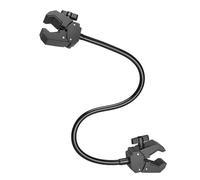 Morsetto a doppia U per fotografia, con collo d'oca flessibile per tenere fotocamere, luci, microfoni in varie posizioni, morsetto regolabile universalmente regolabile con flessibile