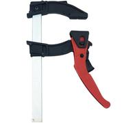 Morsetto a F a cricchetto rapido resistente, 100-300 mm, presa rapida, regolabile a 120 gradi, 60 kg, morsetto per lavorazione del legno, carpenteria, lavorazione dei metalli (200 mm)