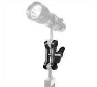 Morsetto a farfalla CNC con morsetto per immersioni, connettore per luce, testa a sfera per treppiede