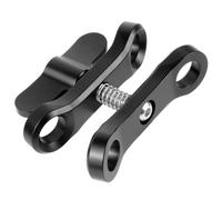 Morsetto a farfalla CNC per immersioni, connettore per luce, testa a sfera, adattatore per treppiede per fotocamere reflex sportive GoPro 7 subacquee