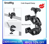 Morsetto a forma di granchio in alluminio SmallRig con fori filettati da 1/4"-20 e fori di localizzazione da 1/4"-20 per monitor Gopro/Action Camera -5319