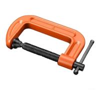 Morsetto a G in acciaio pressofuso professionale con impugnatura ergonomica a T e coppia migliorata per esigenze di serraggio in officina (E)