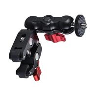 Morsetto a ganascia larga professionale di ricambio per monitor di illuminazione della fotocamera Montaggio resistente Accessori fotografici Morsetto resistente