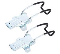 Morsetto a leva,Chiusura a Leva,2 pezzi Chiusura a scatto in acciaio inossidabile,Lucchetti e cerniere,Chiusura con fibbia Cerniera per fusione Aspirapolvere industriale curvo