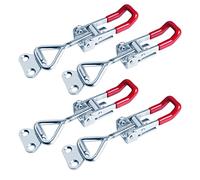Morsetto a Levetta,4 PCS Morsetto Piccolo Interruttore Chiusura a Leva Blocco Leva Chiusura a Scatto Morsetti a Ginocchiera Fibbia in Metallo, per Armadi, Porte e Finestre, Scatole