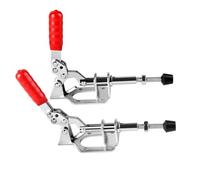Morsetto a Levetta Grande, Morsetti da Falegname 136 KG Orizzontale Morsetti a Sgancio Rapido Toggle Morsetto Push Pull Toggle in Ferro Zincato per Il Funzionamento Della Macchina, Carpenteria