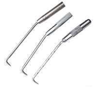 Morsetto a mano con gancio per avvolgimento di fili per barre in acciaio per legare in cantieri edili con ferro cromato per un uso duraturo (B)