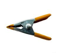 Morsetto a molla in metallo da 5,1 cm con cuscinetti in gomma per una presa durevole in applicazioni di lavorazione del legno, falegnameria e fotografia (arancione)