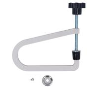 Morsetto a Ponte per Chitarra Acustica Morsetto a U in Acciaio Fuso per Strumento di Riparazione per Chitarra Folk Fissaggio Sicuro per Chitarristi Liutai (R258 Grigio