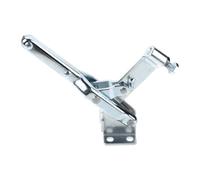 Morsetto a scatto orizzontale, Morsetto a ginocchiera verticale in acciaio zincato blu, forza di serraggio 50 kg, sgancio rapido, confezione da 5(GH-10444 1pcs)