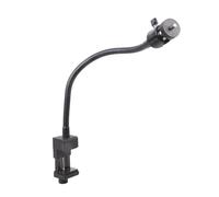 Morsetto a sfera rotante a 360 gradi con tubo morbido per fotocamera LED e supporto per microfono, morsetto per smartphone