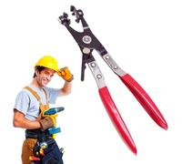 Morsetto a terminale elettrico - Morsetti per autoveicoli a becco destro per fascette di serraggio | Strumento di riparazione del veicolo per tubi 'olio bobine di accensione filtri 'aria pompa