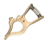 Morsetto a terra in ottone da 500 A, con design a becco d'anatra, clip di presa a terra resistente per un collegamento sicuro, strumento di messa a terra portatile da 202 mm per riparazione veicoli e