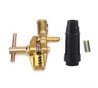Morsetto a terra salda,Heavy Duty 600A Ottone Saldatura Terra Cable Clip e Morsetto Terra per macchine Tig Mig Stick Welder Machines,Terra di saldatura a terra Saldatore Terra Terra (rame e ferro