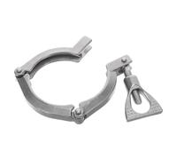 Morsetto a Tre per Condotte da 2 Pollici in Acciaio Inox | Chiusura Rapida a Vite, Forza Uniforme e Protezione della Condotta, per Linee Co2 e Impianti di Birrificazione